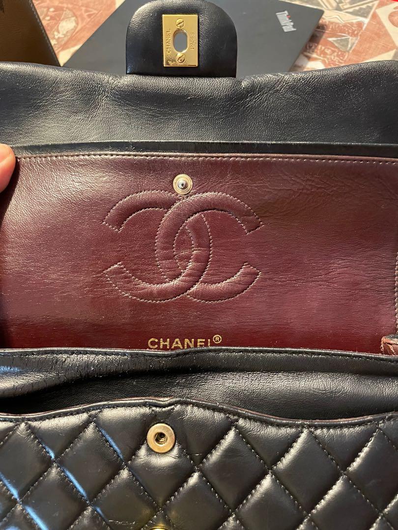 Chanel double flap real vs sales fake