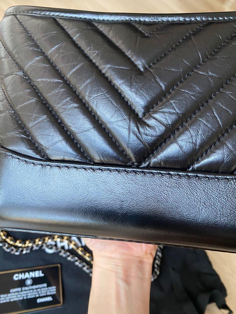 Chanel Gabrielle Hobo Chevron Aged Calfskin Small at 1stDibs  chanel  gabrielle bag small, chanel cross body bag, lea gabrielle measurements