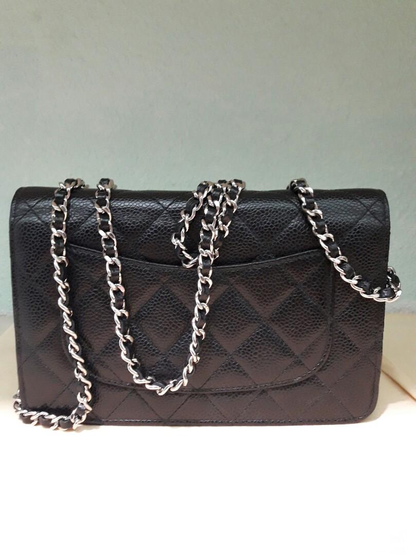 Chanel WOC Silver Hardware, Luxury, Bags & Wallets on Carousell