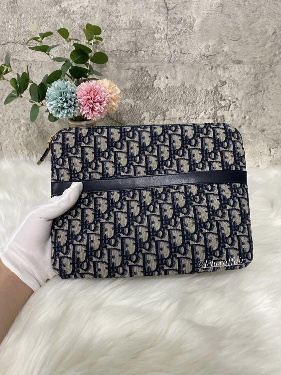 Christian Dior CD Travel Kit Blue Oblique