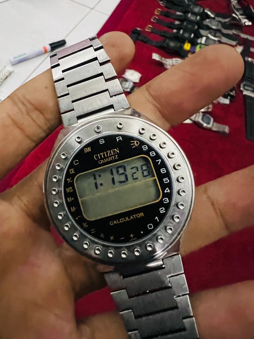 Citizen calculator watch hotsell