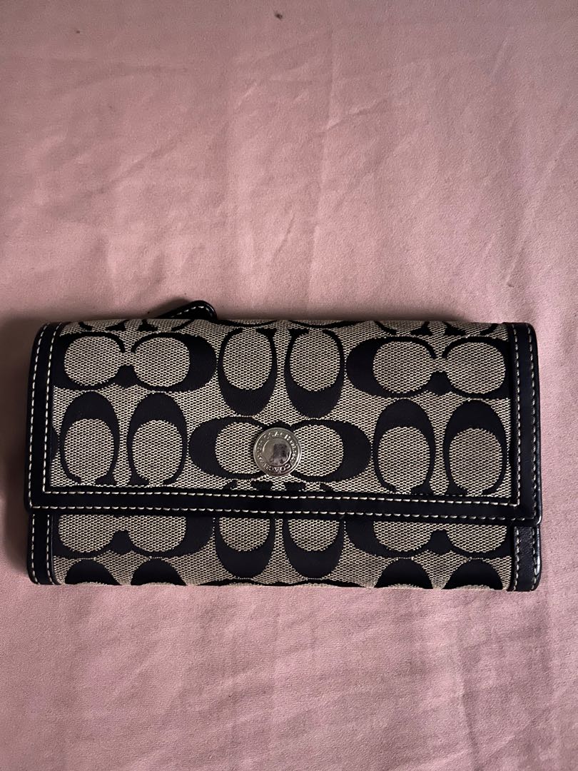 Coach Hampton Signature Wallet, Women's 