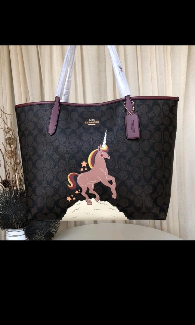 Coach Unicorn Tote Shopping Bag