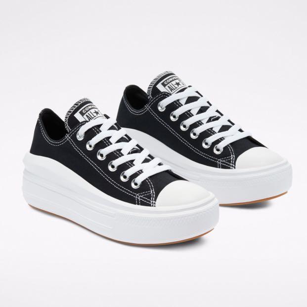 Converse Chuck Taylor All Star Move (Black), Men's Fashion, Footwear,  Sneakers on Carousell