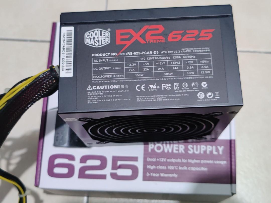 Cooler Master PSU 625W, Computers & Tech, Desktops on Carousell