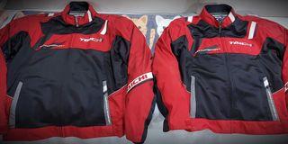 Couple Red/Black TAICHI Motorsport MESH Riding Jackets