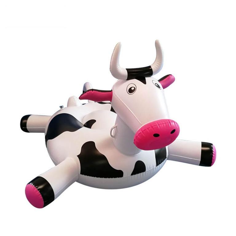 Cow Floating Inflatable Cows Pool Float For Kids Adult Float Raft Water