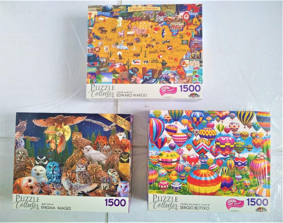 CraZArt Puzzles 1500Piece Puzzle Collector Series Assorted Designs