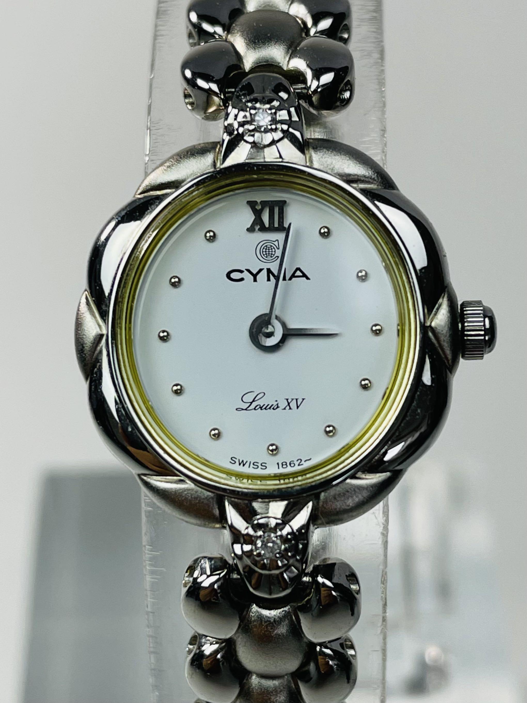 Cyma Louis XV Ladies Quartz Watch - New Old Stock