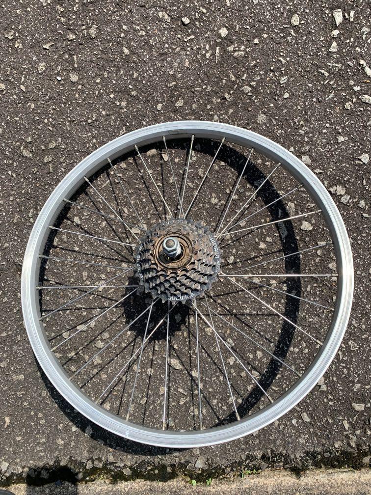 Dahon 406 rear wheel. Sports Equipment Bicycles Parts Parts Accessories on Carousell