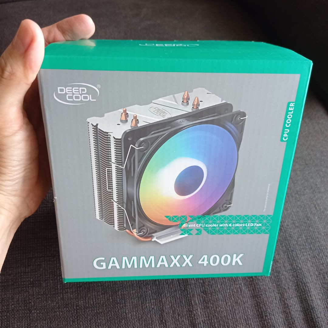 Deepcool GAMMAXX 400K CPU Cooler - 12cm RGB Fan, Computers & Tech ...