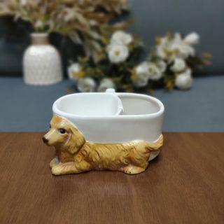 Dog Design Soap Dish (Ceramic) - FOR SALE