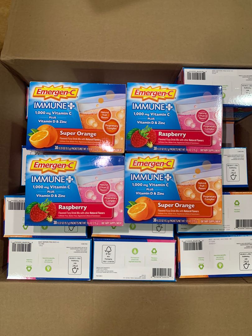 Emergen C w/ Zinc, Food & Drinks, Beverages on Carousell