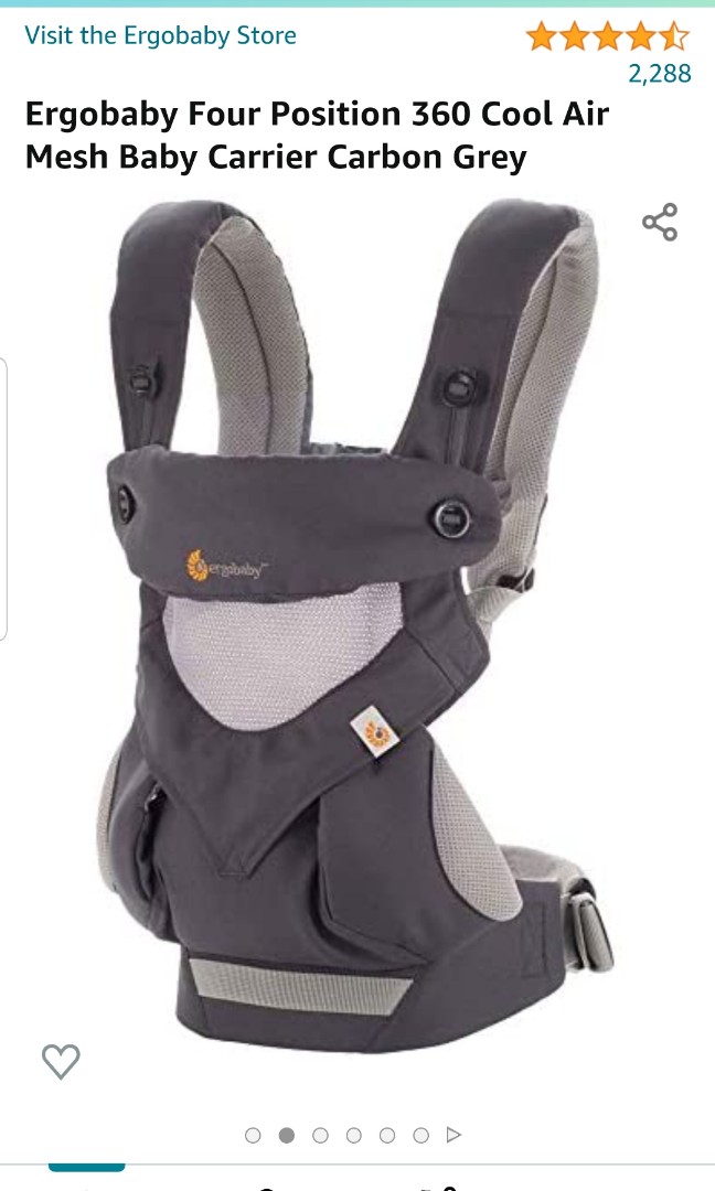 Ergobaby four position 360 cool air hotsell