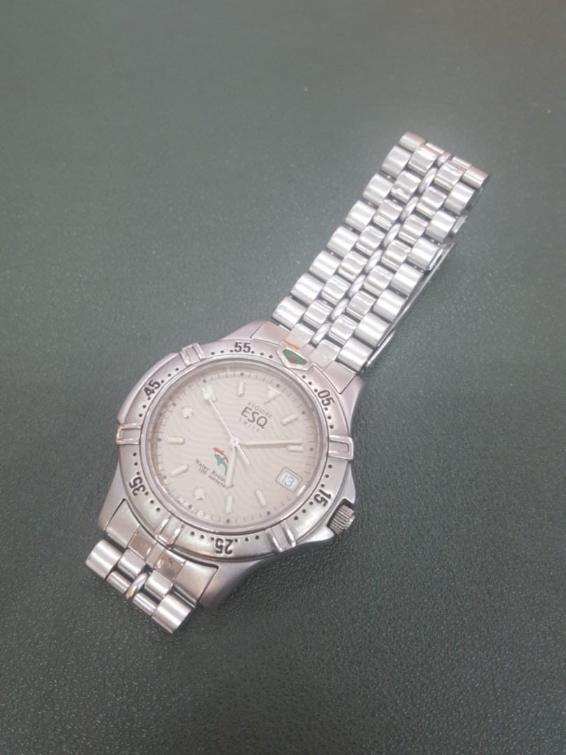 Swiss esquire quartz watch deals