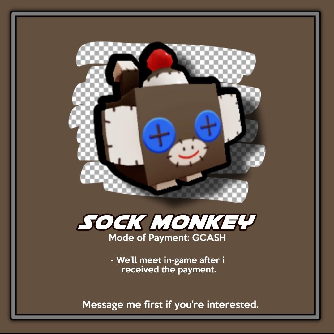 [EXCLUSIVE] Pet Simulator X Sock Monkey, Video Gaming, Gaming