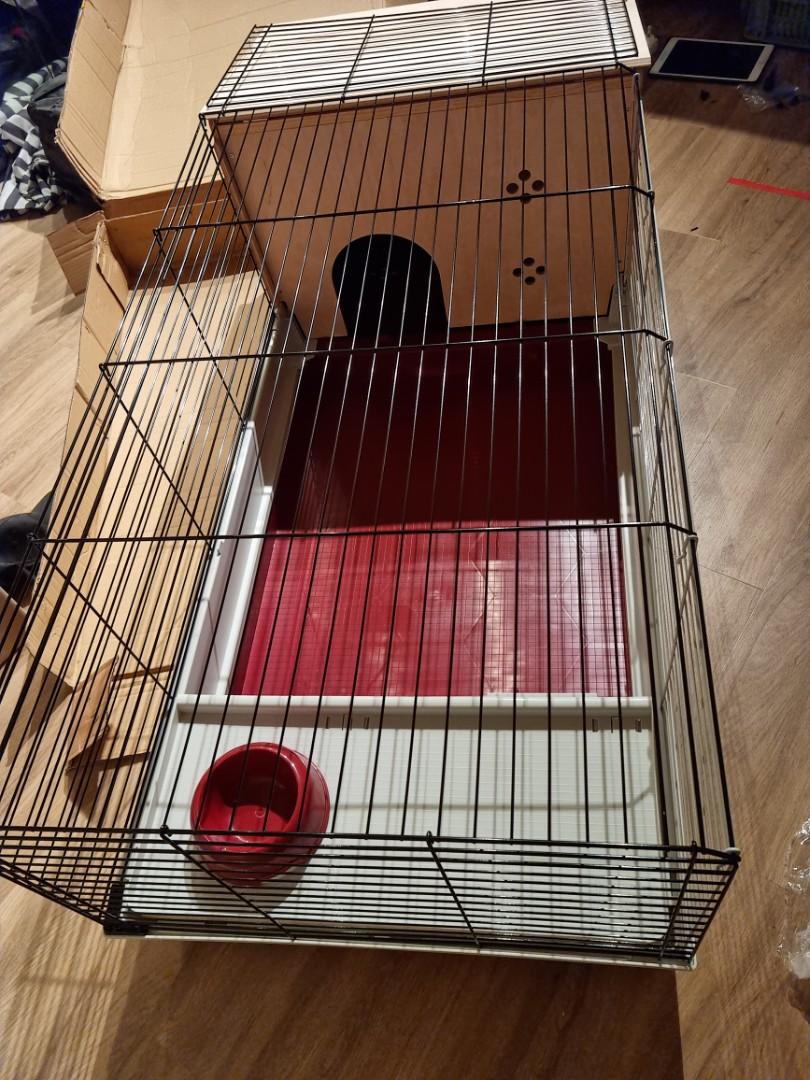 Ferplast Knolik 140 rabbit cage with Wooden hutch NEW Pet