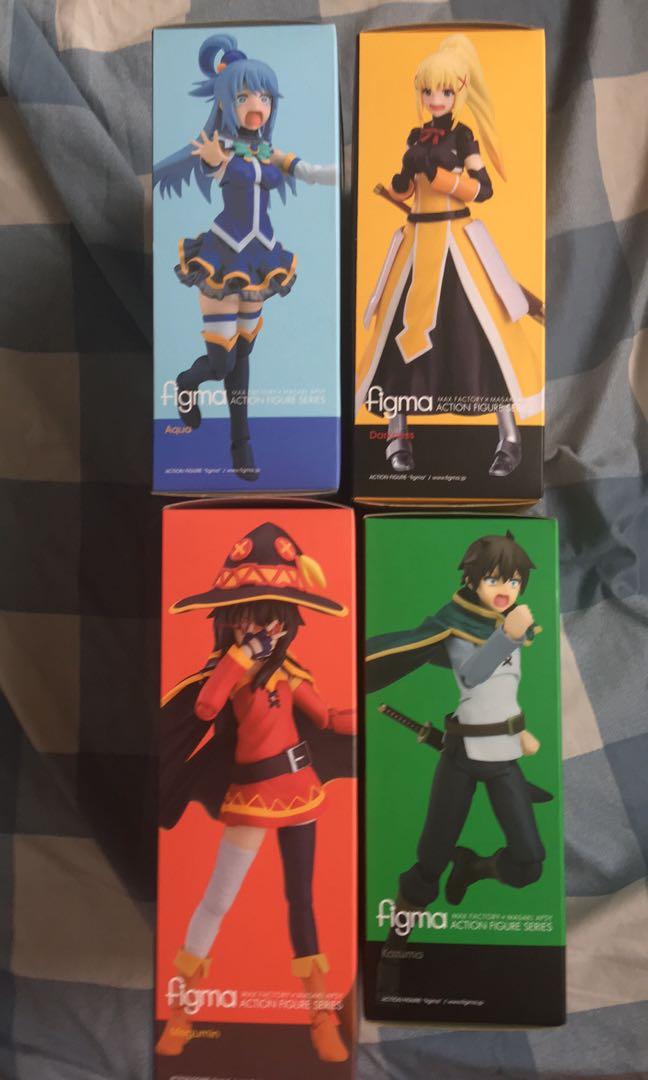Figma Konosuba set (Category: Figurines & Statues) located in Paranaque City. Submitted by showboat (Listing ID 1148692574, Image 2). Description: All in perfect condition. Selling it only as set. Will give freebies if ever. .