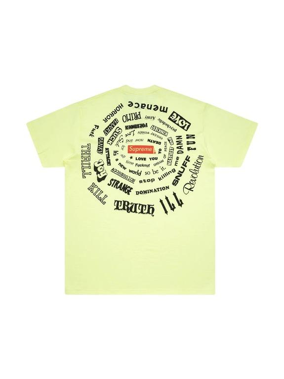 S size] [Free tracked mailing] Supreme SS21 Spiral Tee - Bright ...