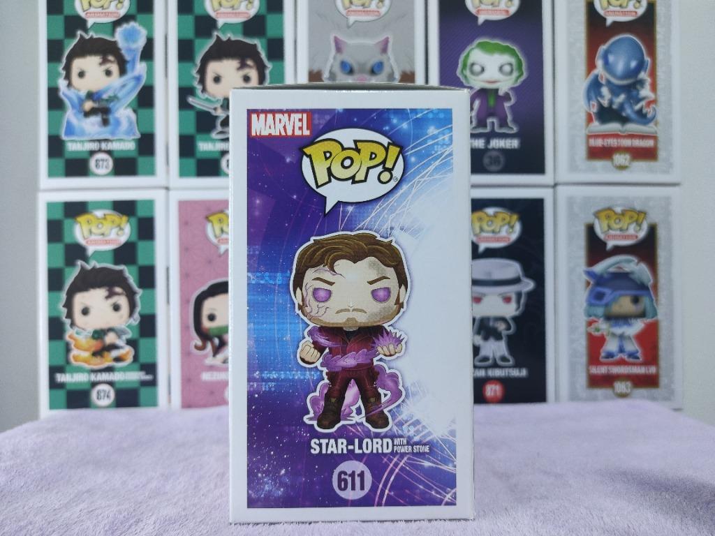 Funko POP! Marvel Star-Lord Exclusive Vinyl Figure #611 [with Power Stone,  Glow-in-the-Dark]