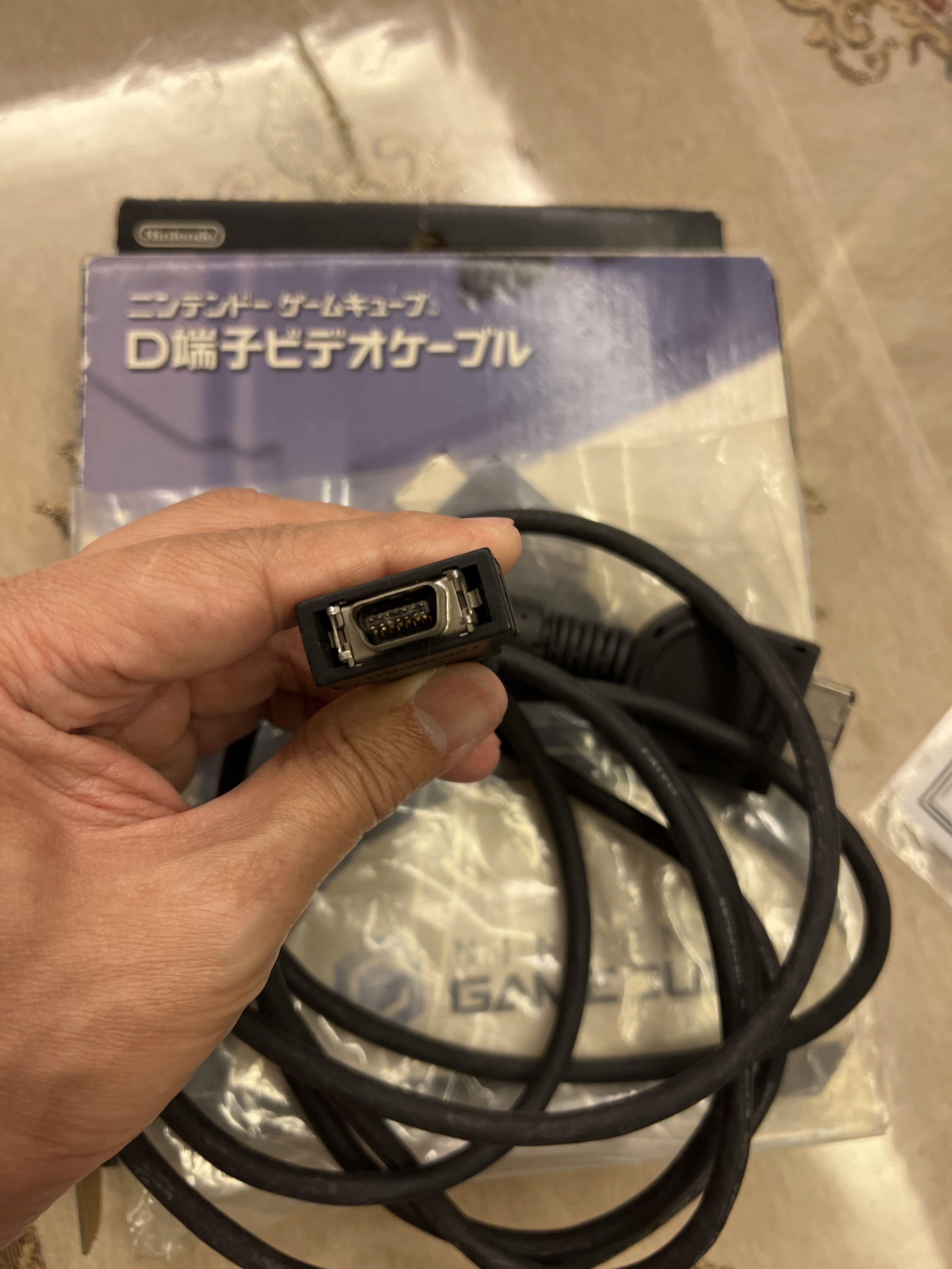 Gamecube Gc D 端子cable 電子遊戲 遊戲機配件 遊戲週邊商品 Carousell