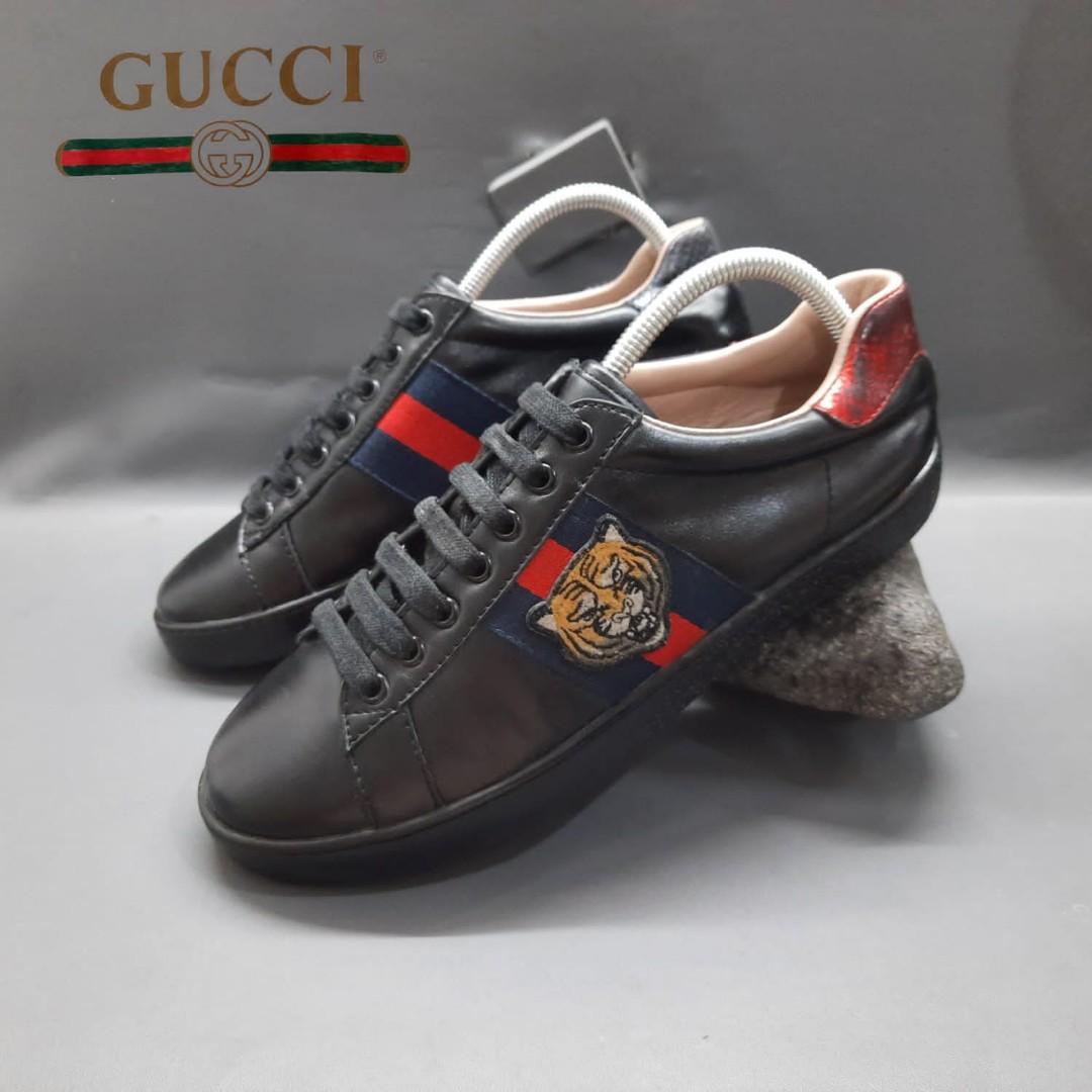 Gucci ace sales tiger black