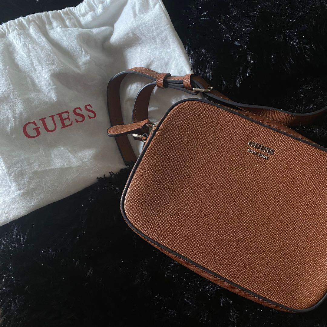 Guess brown shoulder bag store