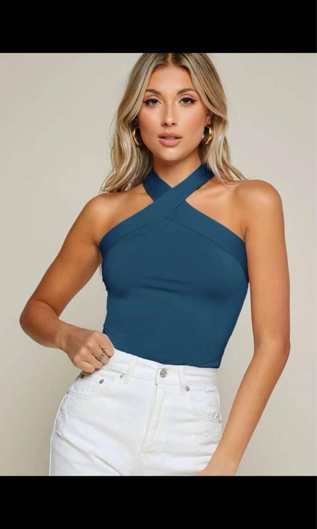 halter neck tops size 18