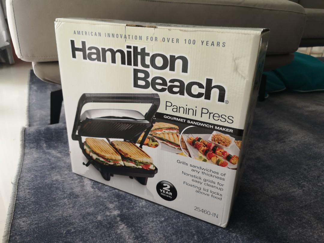 hamilton beach panini press 25460