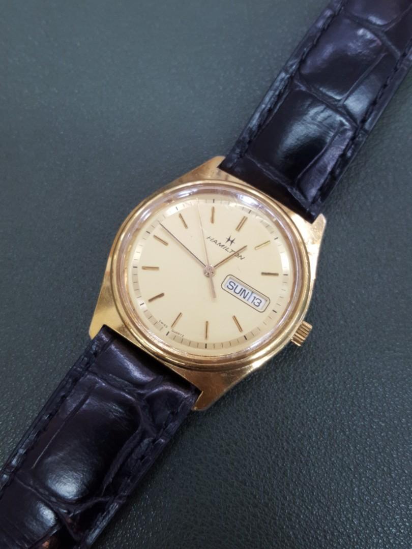 Hamilton day date quartz on sale