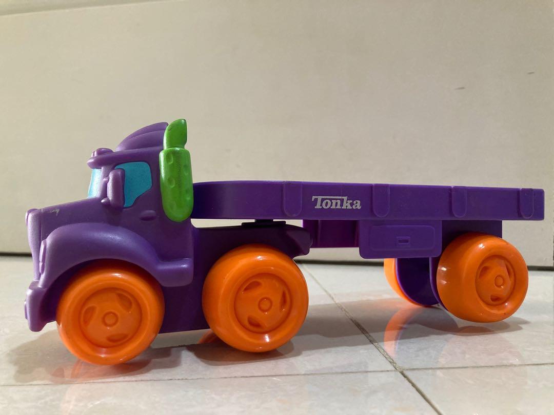 Camion Tonka électrique Playskool Hasbro 2001 - Jouet Enfant Rouge, Occasion Bon état