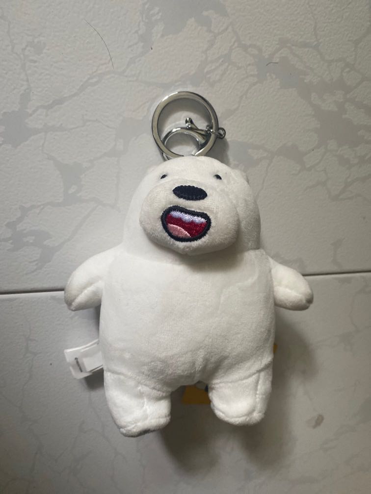 ice bear keychain miniso we bare bears