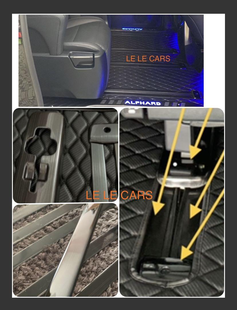 Vellfire Railing (Limited) Alphard/Vellfire/Estima - Black/Silver full seat railing ...