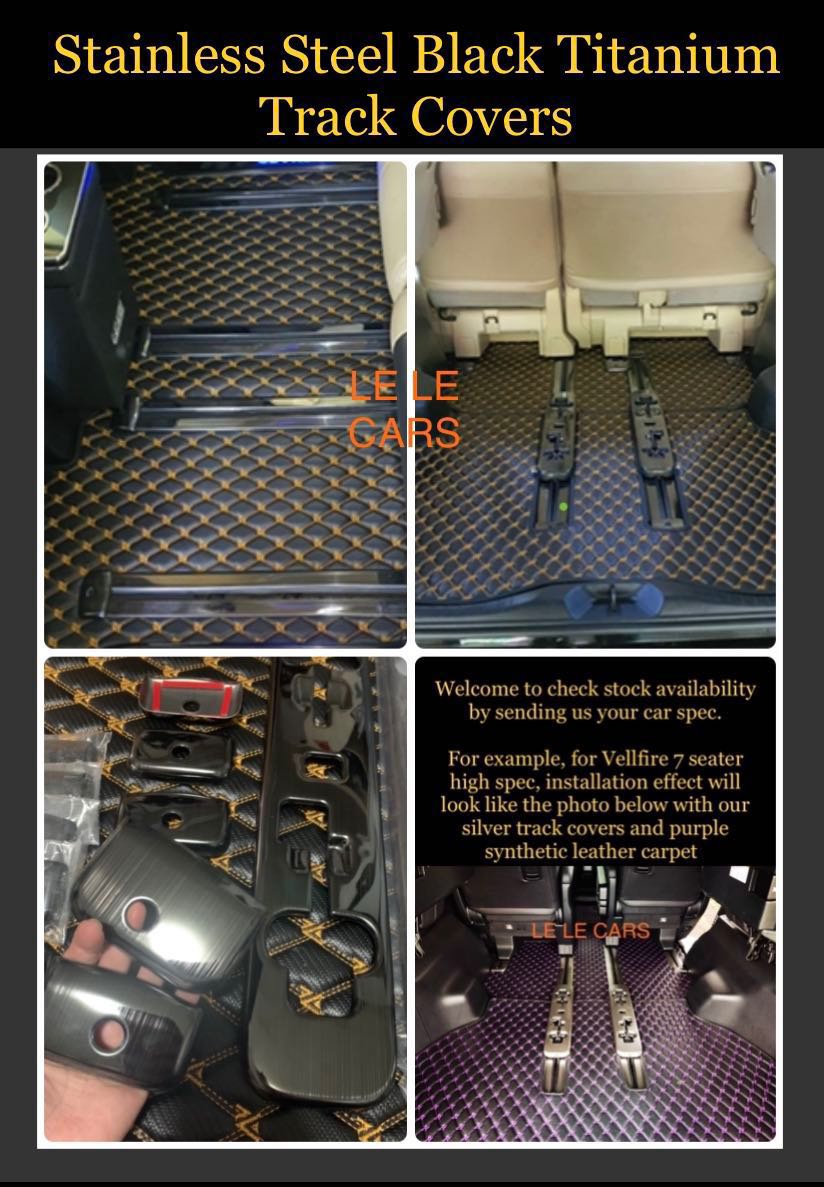 Vellfire Railing (Limited) Alphard/Vellfire/Estima - Black/Silver full seat railing ...