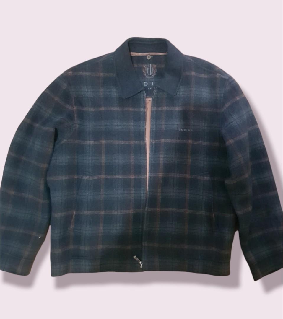 Indian Vintage Flannel Wool Jacket 