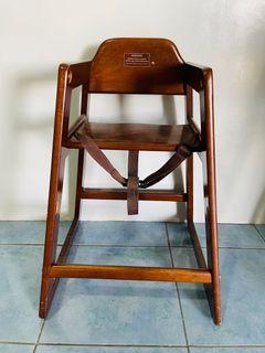 Japan Wooden Baby High Chair
