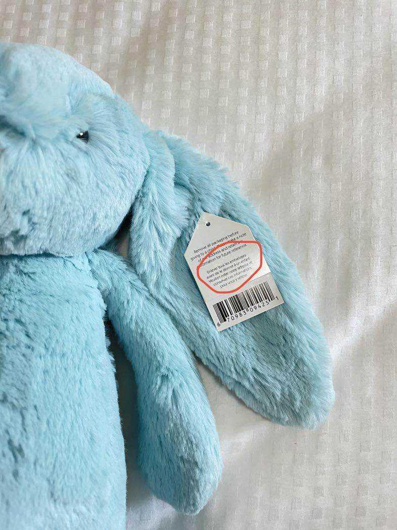Bashful aqua bunny medium sales