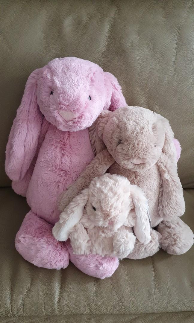 Jellycat bunny sale large pink