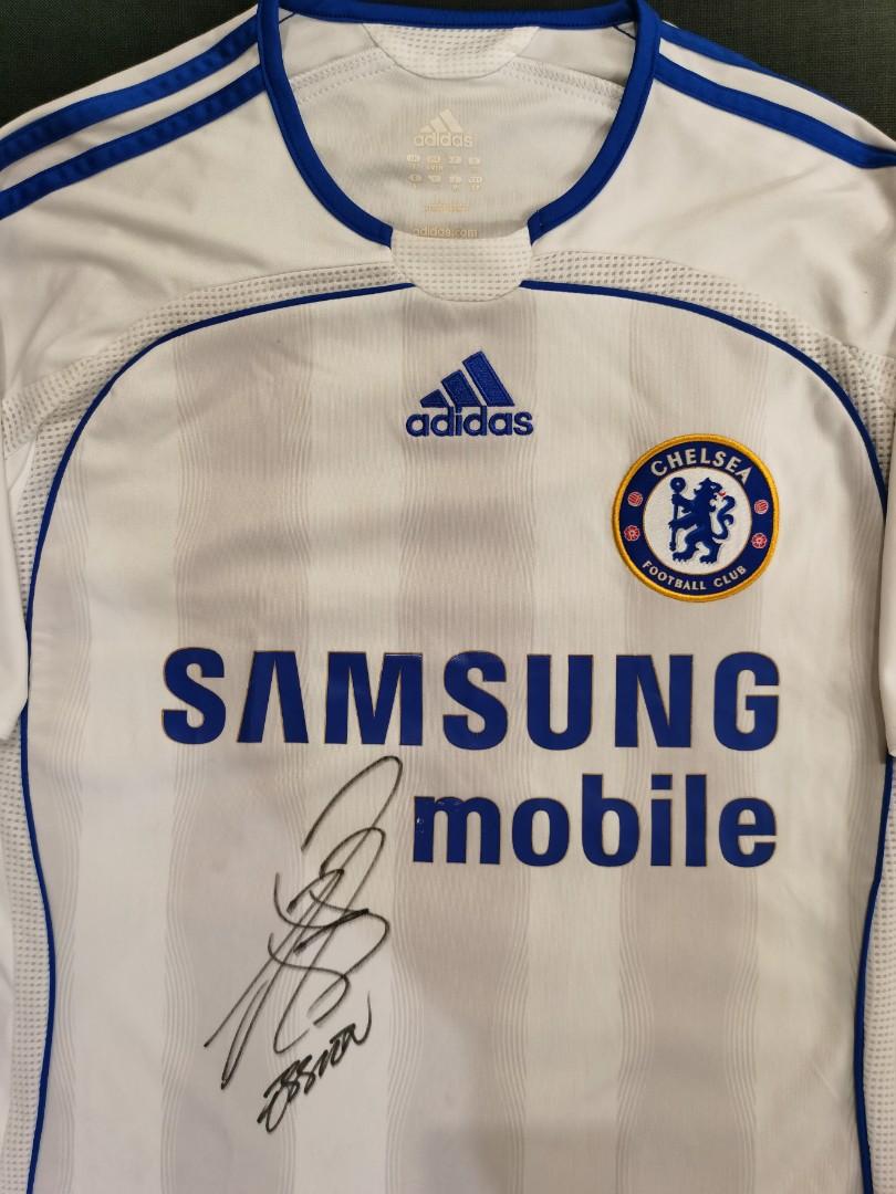 Jersey adidas Chelsea signed by Michael essien 06/07 original size s