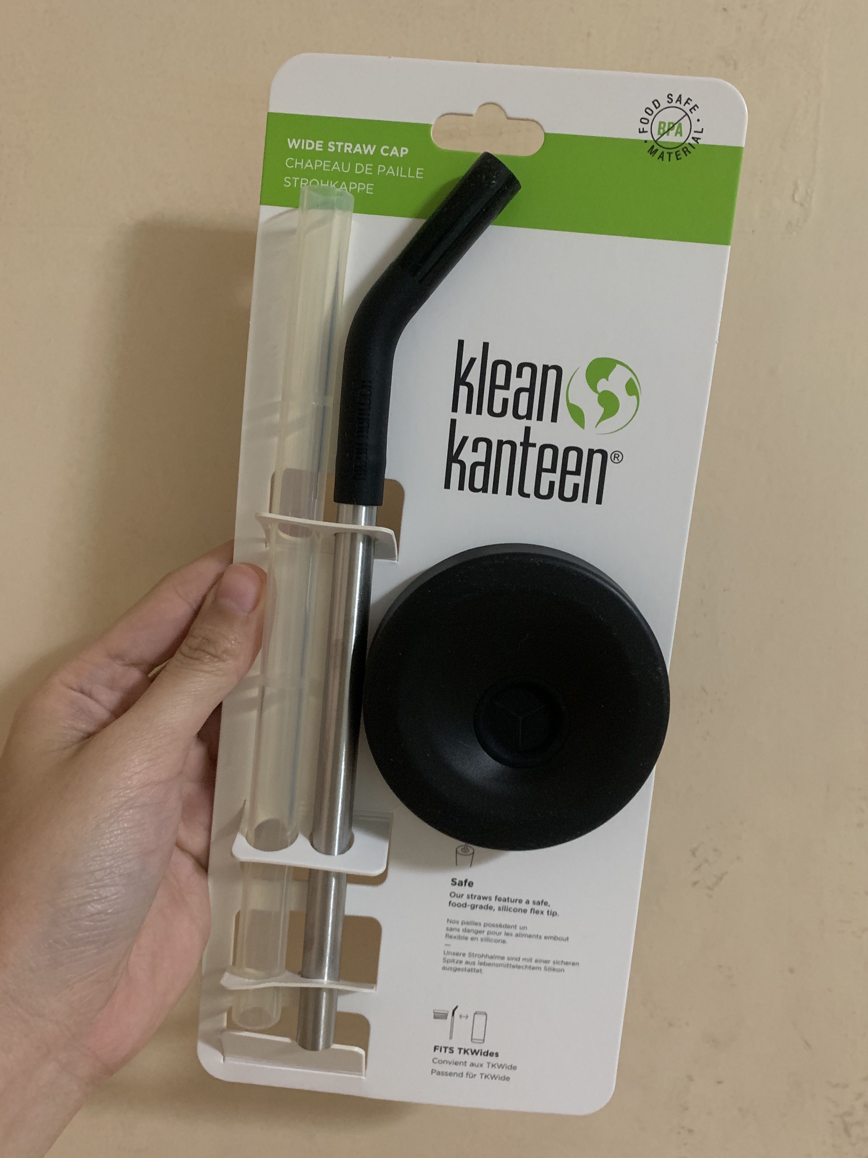 Klean Kanteen Wide Straw Cap, Furniture & Home Living, Kitchenware