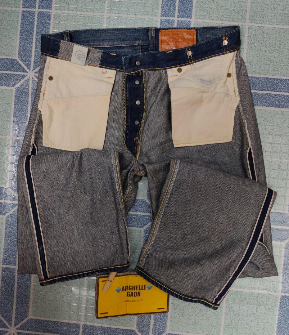 Size 31x33 Vintage Levi's 501xx Big E Lvc Japan Faded Dirty Denim Rusty  Gold Jeans 90S Redline Selvedge Distressed W31 - Yahoo Shopping