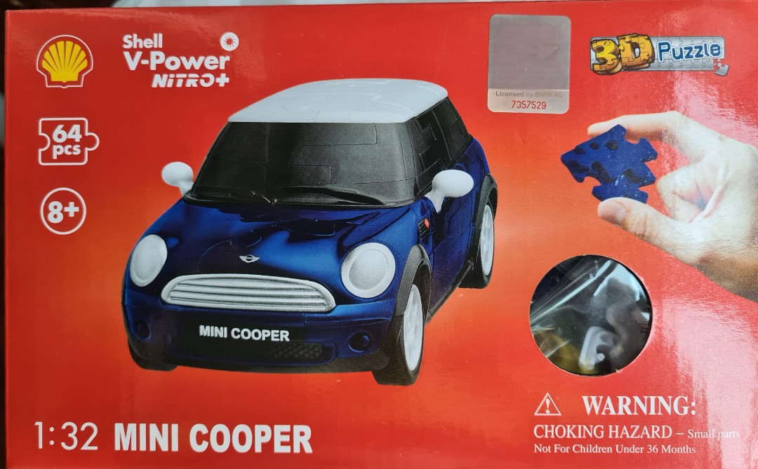 Mini cooper 3d puzzle sales