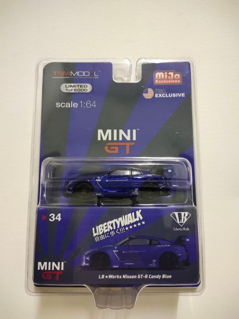 MINIGT LB Works Nissan GT-R Candy Blue