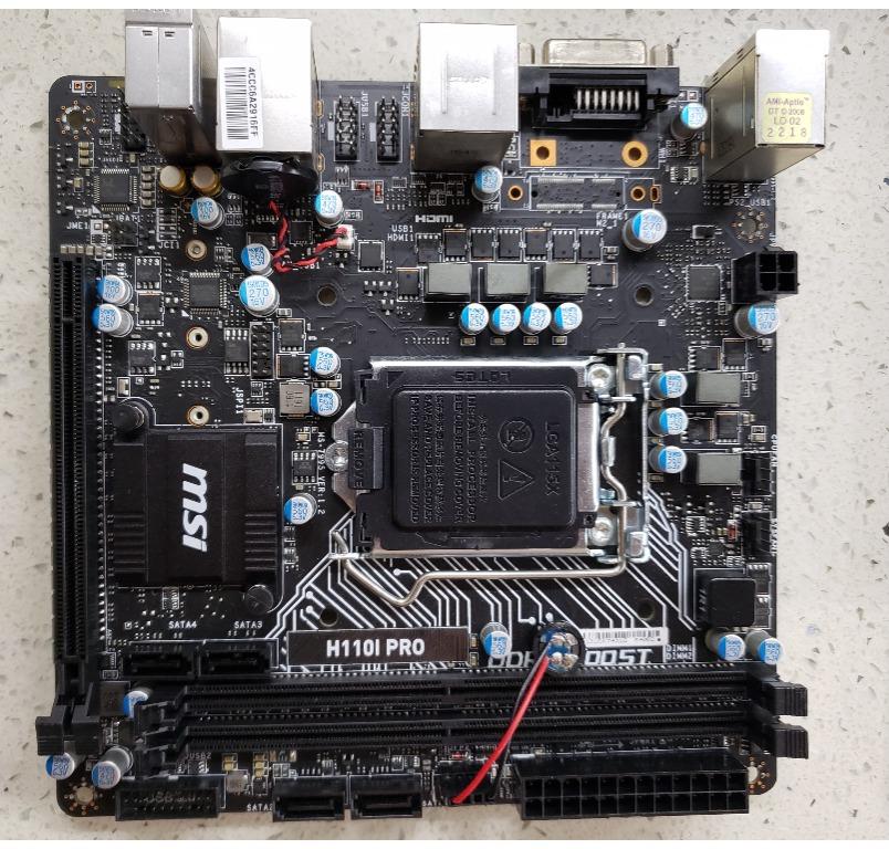 MSI h110i Pro ITX Intel CPU 7700K Carousell