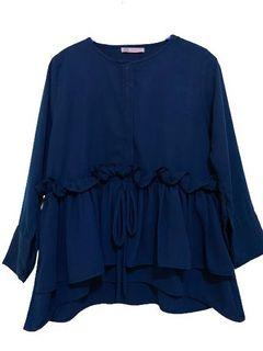 Navy Blouse Local id