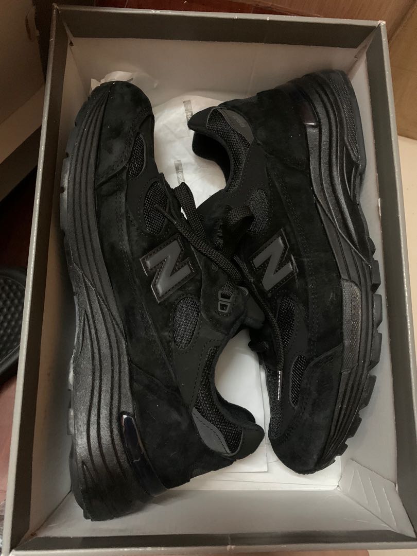 New balance 992 EA Black (US10), 男裝, 鞋, 波鞋- Carousell