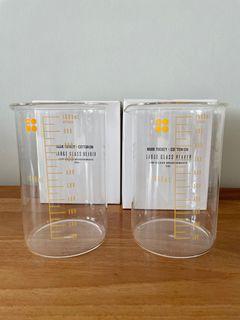NEW Large Glass Beaker 1 pair 