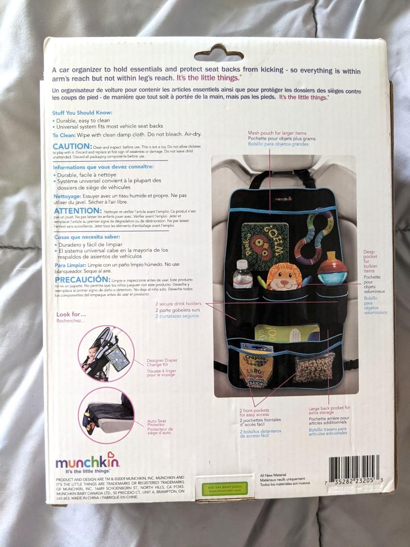New Munchkin backseat organizer, Babies & Kids, Going Out, Other Babies