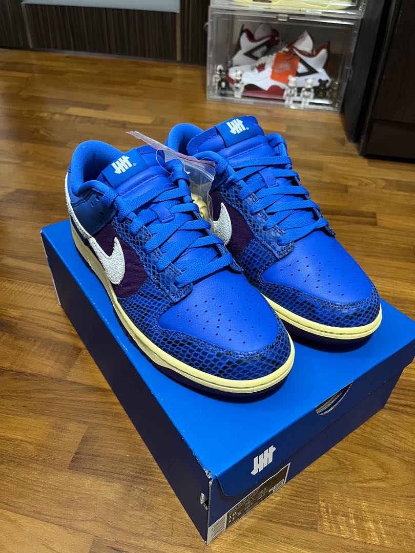undefeated dunk low blue