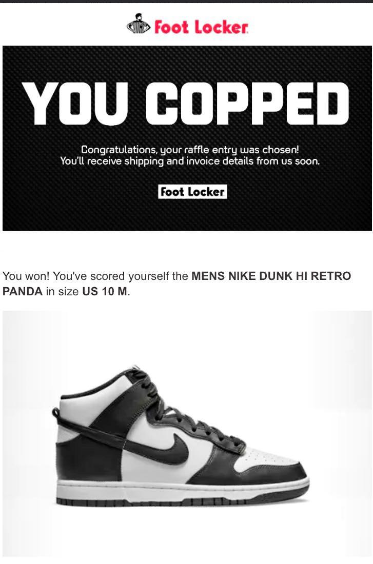 foot locker panda dunks